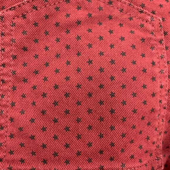 Boden Star Print Pants Womens 8 L Long Skinny Leg Mid Rise Stretch Cotton Blend - Picture 11 of 13